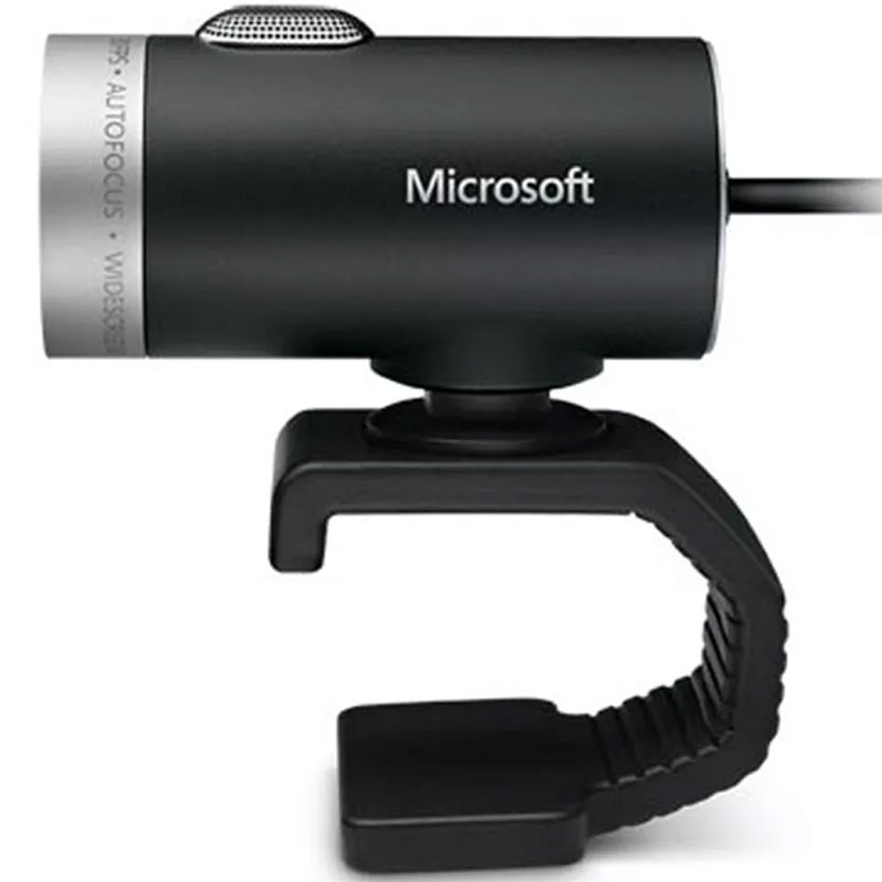 Webcam MICROSOFT Lifecam Cinema HD 5 MP 720p Microfono Skype Zoom 6CH-00001 