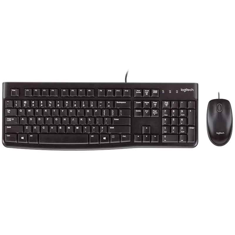 Kit Teclado Mouse Logitech Mk120 Usb Alambrico 920-004428