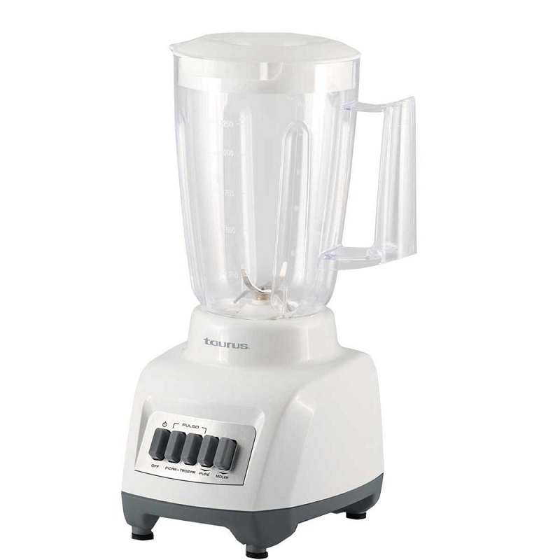 Licuadora Taurus Evan Vaso De Plastico 4 Vel 400 W Blanca