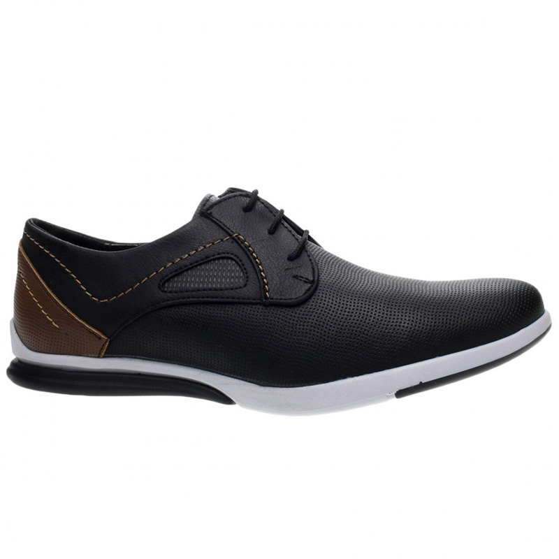 TENIS CASUALES HOMBRE CASUAL HER-SON 6001 NEG MIEL 25/28 