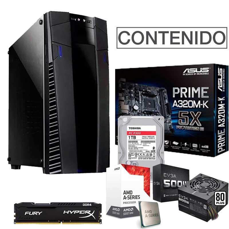Pc Gamer Xtreme Amd A10 9700 4 Cores 8gb 1tb Video Radeon R7