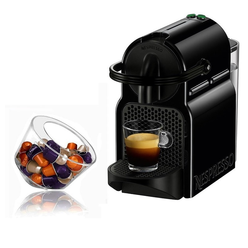 Cafetera Nespresso Inissia Negra Black Cafe Goteo