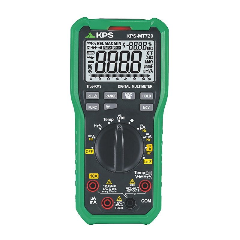 Multimetro Digital Trms/Usb Verdadero Valor Eficaz MT720 KPS