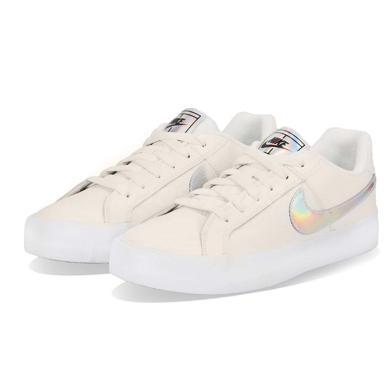 NIKE TENIS COURT ROYALE AC PIEL BLANCOS