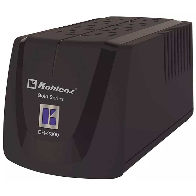 Regulador de Voltaje KOBLENZ ER-2250 2300VA 1000W 8 Contactos Indicador Led 