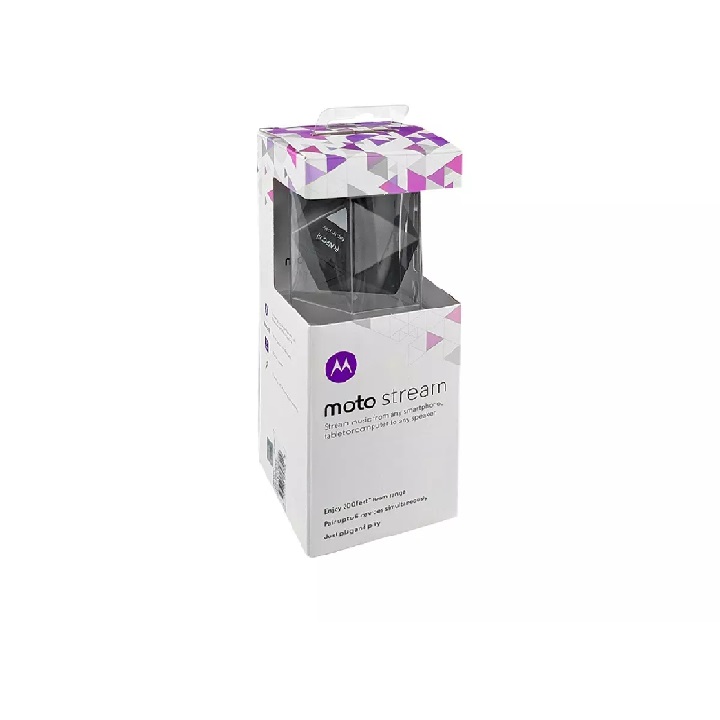 Receptor Inalámbrico Moto Stream 89722N Conexión Bluetooth O Nfc. Reproduce Tu Música Desde Tu Celular En Tu Estero O Modular De Forma Inalámbrica.
