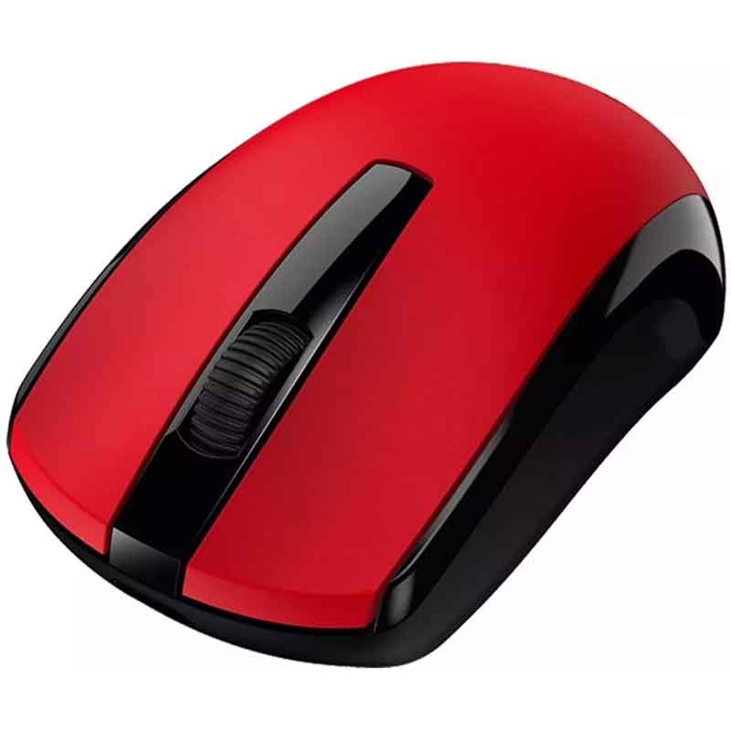GENIUS Mouse Optico Blue Eye MH-8100 Inalambrico USB + Audifonos Rojo 31280001403