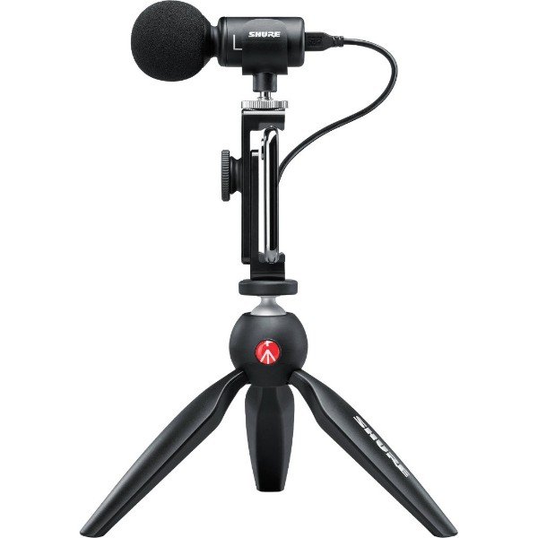 Microfono y VideoKit Shure MV88+VIDEOKIT Tripie Abrazadera C
