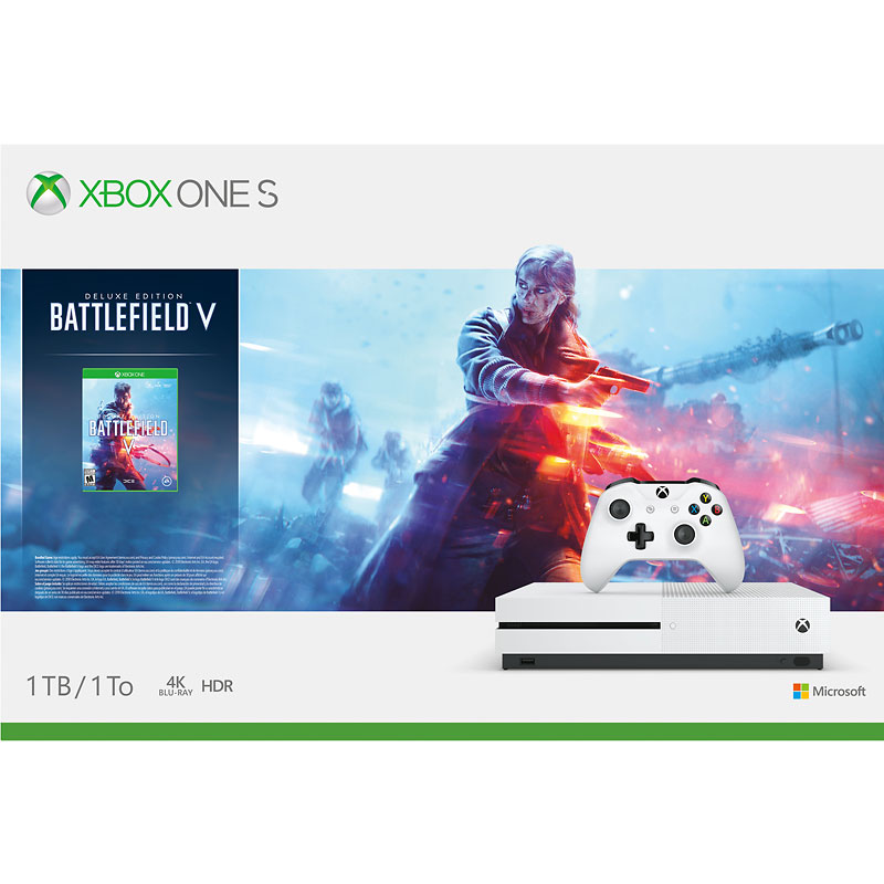 Consola Xbox One S, 1TB + Juego Battlefield V - Bundle Edition
