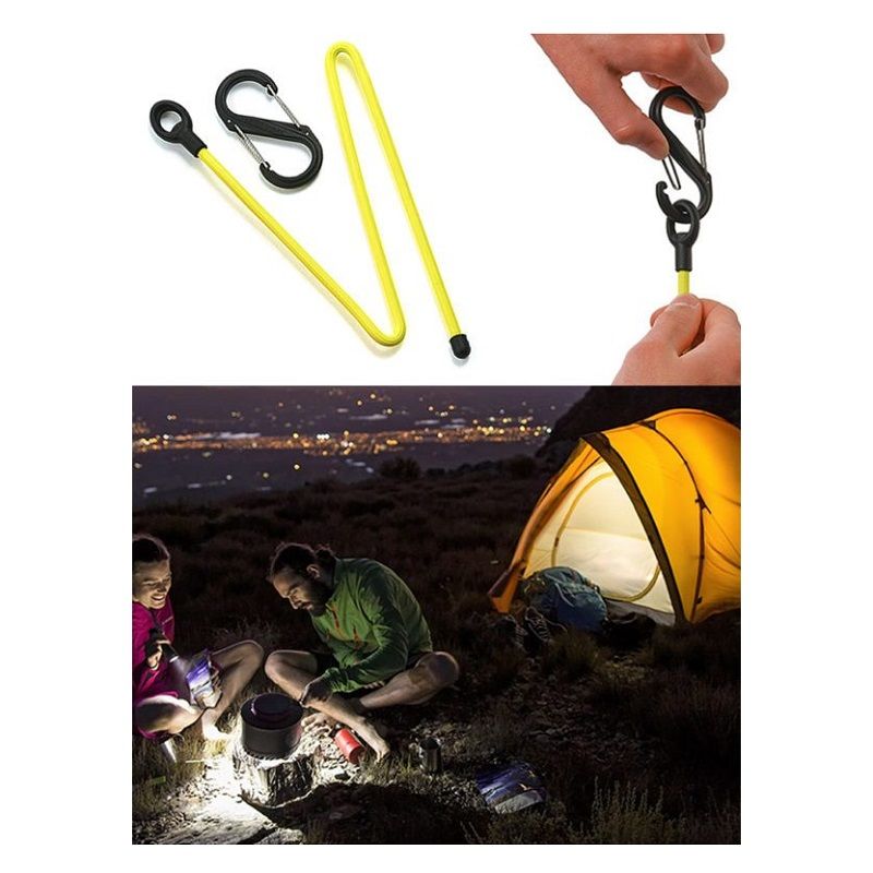 Alambre MosquetÃ³n Gear Tie 60cm Amarillo Nite Ize