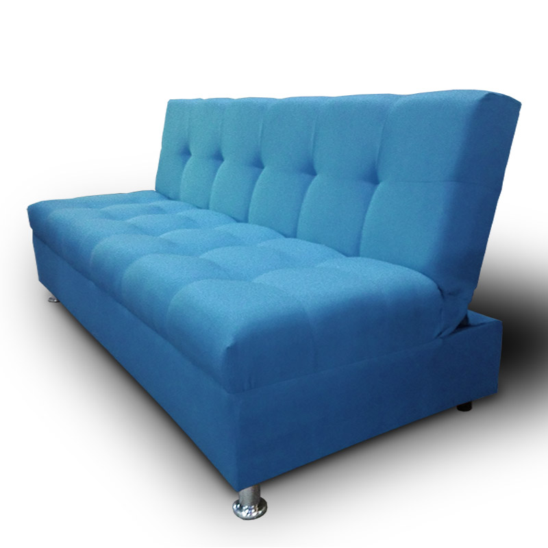Sofa cama Alex Curri Azul Oceano Maderian //  ENTREGA A CDMX Y ZONA METROPOLITANA.