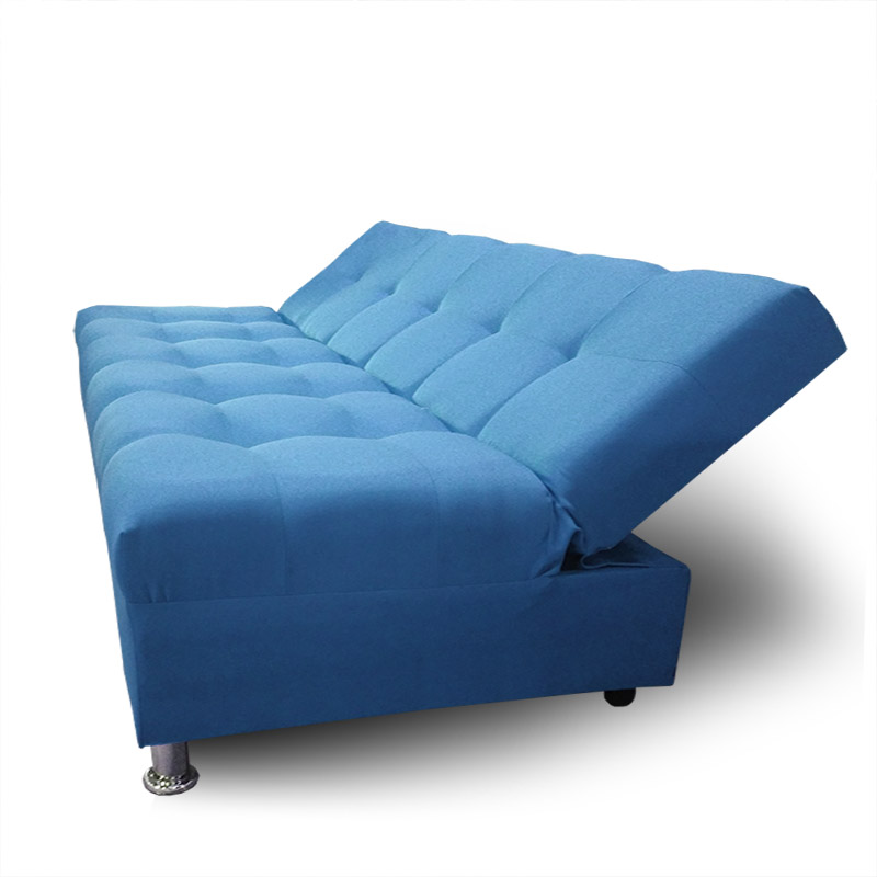 Sofa cama Alex Curri Azul Oceano Maderian //  ENTREGA A CDMX Y ZONA METROPOLITANA.