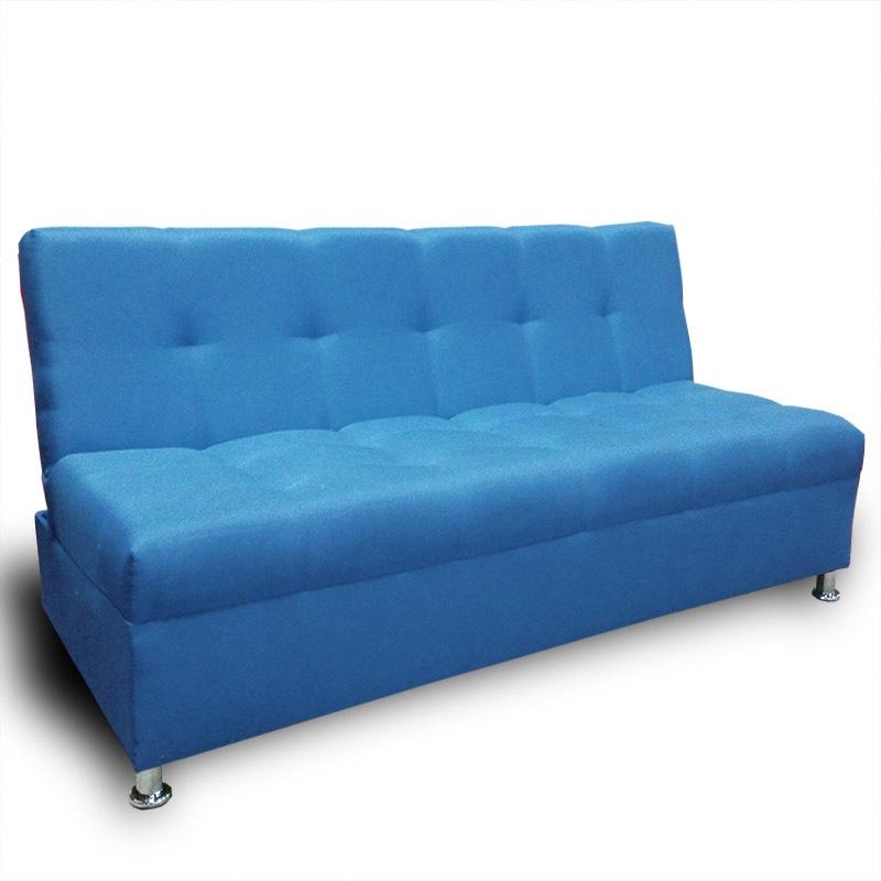 Sofa cama Alex Curri Azul Oceano Maderian //  ENTREGA A CDMX Y ZONA METROPOLITANA.