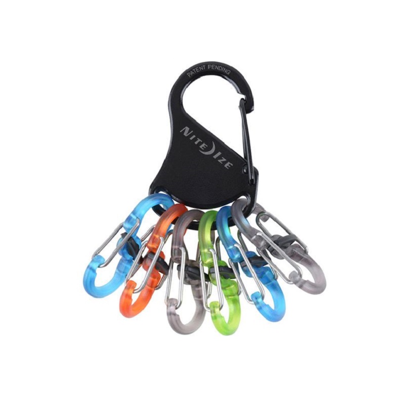 Llavero Keyrack 6 Mini Mosquetones Con Seguro Nite Ize