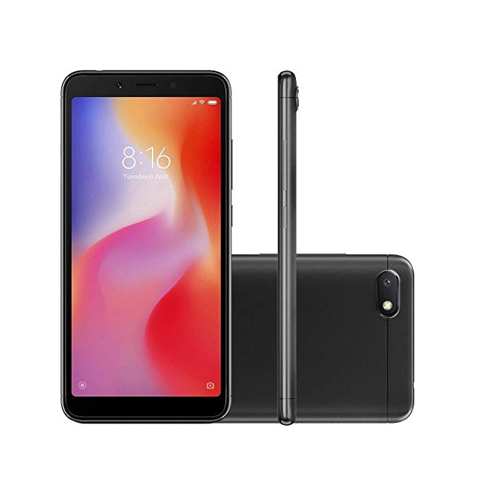 Celular Xiaomi Redmi 6a 32GB RAM 2GB 5.45 pulgadas 13mp Desbloqueado NEGRO