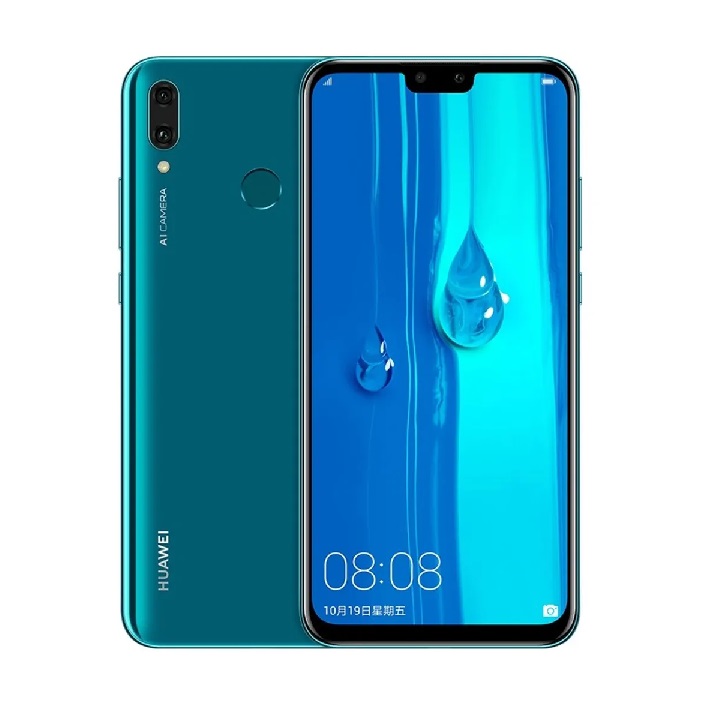 Celular Huawei Y9 64GB 3GB RAM 6.5 pulgadas Dual Cámara 16MP + 2MP Original Nuevo Desbloqueado AZUL