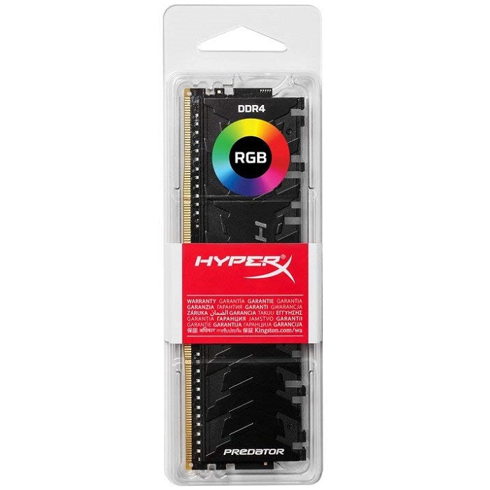 Memoria Ram DDR4 Kingston HyperX Predator RGB 2933MHz 8GB PC4-23400 HX429C15PB3A/8