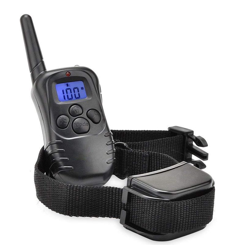 Collar De Entrenamiento Para Perros Mascotas Control Remoto Con Vibracion Y Sonido Configurable