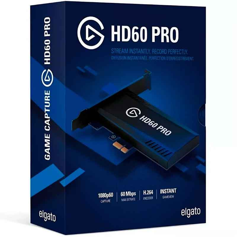 Capturadora De Video ELGATO HD60 PRO 1080P60 Interna PCIe X1 1GC109901002 