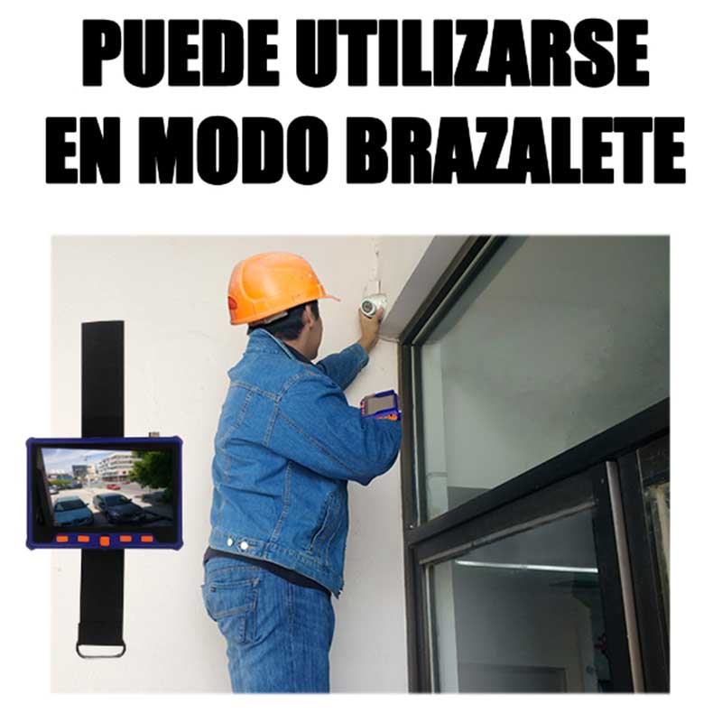 Probador Tester Camaras CCTV 4en1 Ahd Cvi Tvi 5 Megapixeles