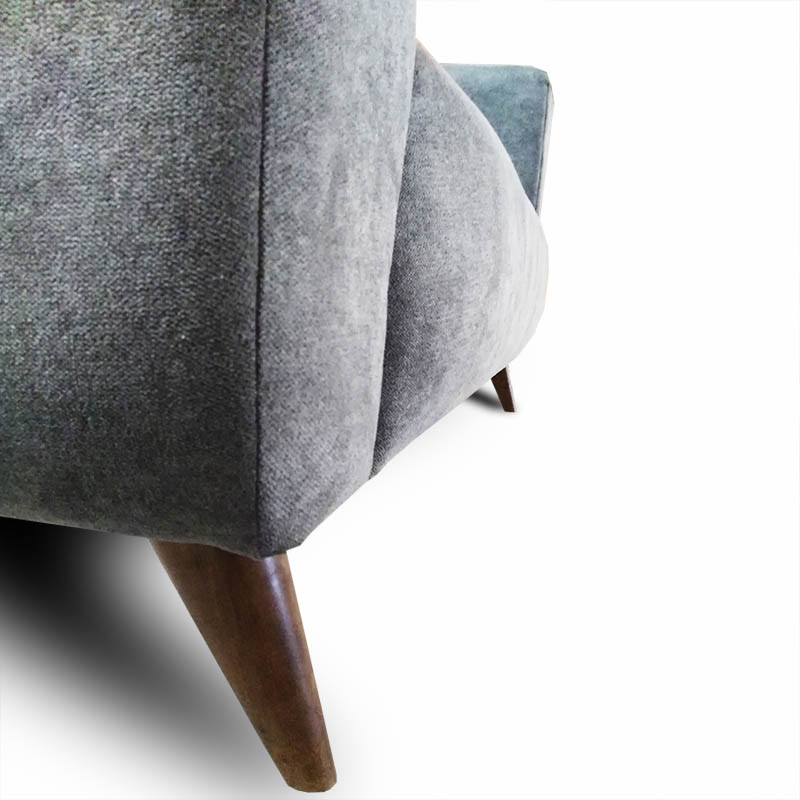 Loveseat Bambo Eter suave color gris  Maderian // PRECIO PUBLICADO INCLUYE ENTREGA A CDMX Y CIERTOS MUNICIPIOS DEL EDOMEX