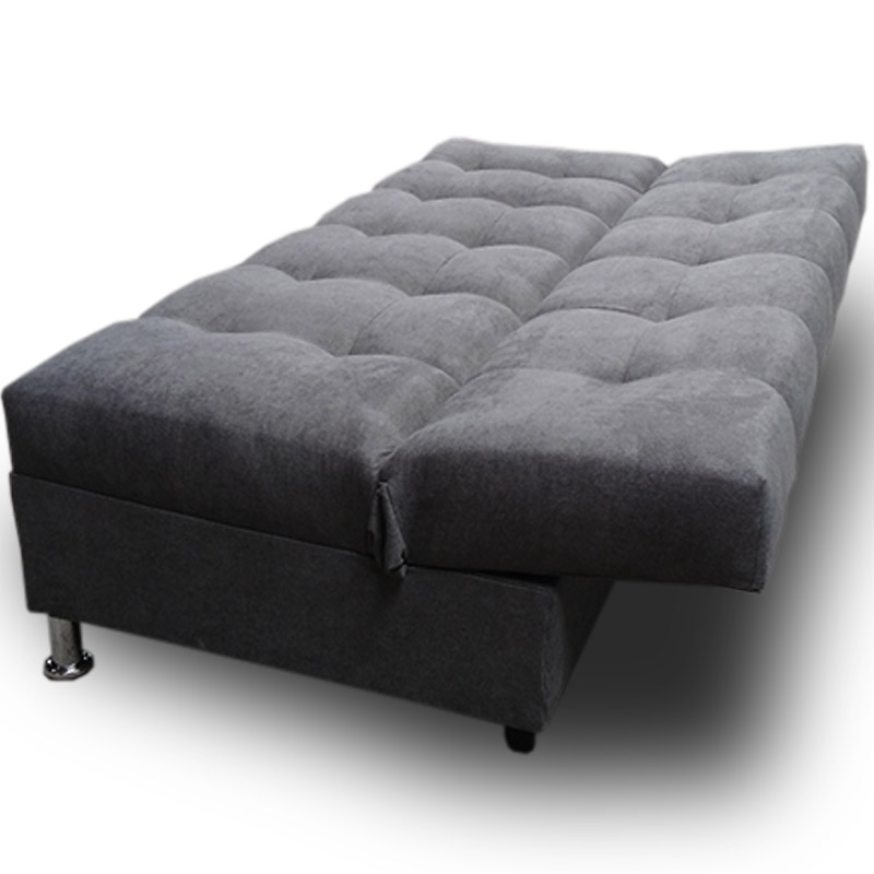 Sofa cama Alex individual Suede Gris suave MADERIAN// ENTREGA A CDMX Y ZONA METROPOLITANA.