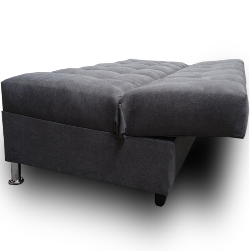 Sofa cama Alex individual Suede Gris suave MADERIAN// ENTREGA A CDMX Y ZONA METROPOLITANA.