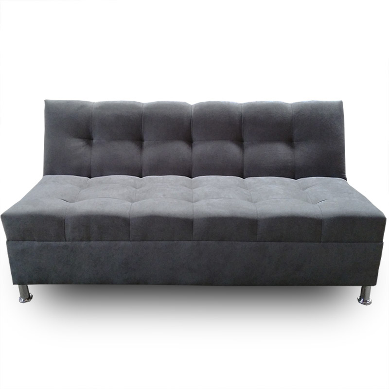 Sofa cama Alex individual Gris Eter suave MADERIAN// ENTREGA A CDMX Y