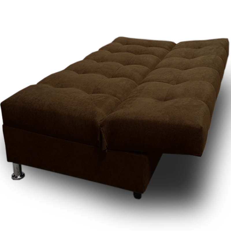 Sofa cama Alex individual suede Chocolate  MADERIAN// ENTREGA A CDMX Y ZONA METROPOLITANA.