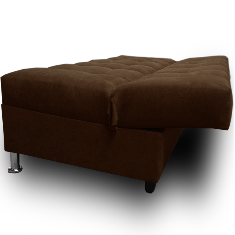 Sofa cama Alex individual suede Chocolate  MADERIAN// ENTREGA A CDMX Y ZONA METROPOLITANA.