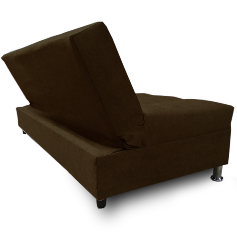 Sofa cama Alex individual suede Chocolate  MADERIAN// ENTREGA A CDMX Y ZONA METROPOLITANA.