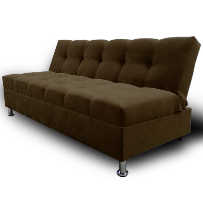 Sofa cama Alex individual suede Chocolate  MADERIAN// ENTREGA A CDMX Y ZONA METROPOLITANA.