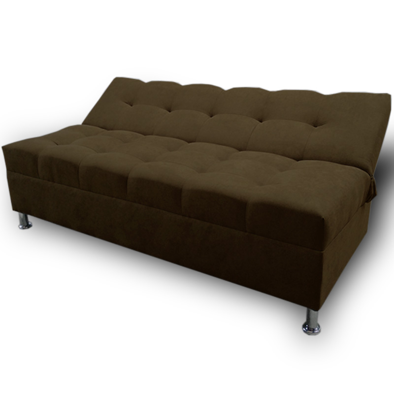 Sofa cama Alex individual suede Chocolate  MADERIAN// ENTREGA A CDMX Y ZONA METROPOLITANA.