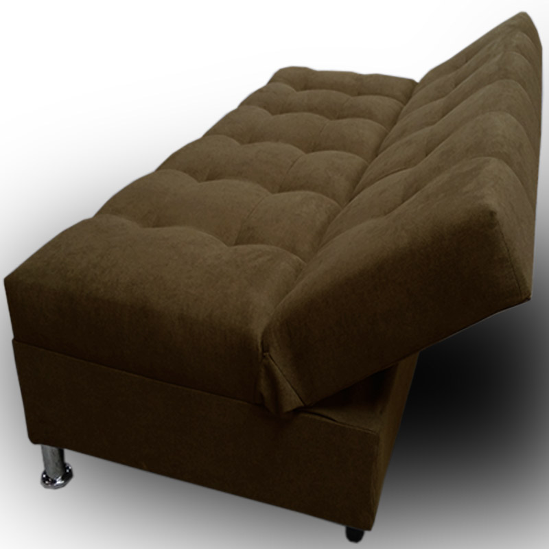Sofa cama Alex individual suede Chocolate  MADERIAN// ENTREGA A CDMX Y ZONA METROPOLITANA.