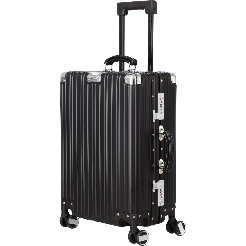 Maleta de Viaje con Ruedas Ejecutiva de Lujo Marca AmeriGo Color Negro Luggage