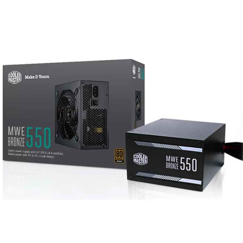 Fuente Poder 550w 80+ Plus Cooler Master Mpx-5501-acaab-us
