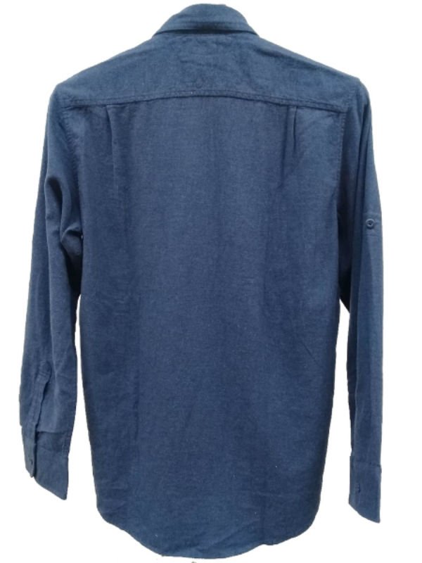 Camisa Tommy Hilfiger color  Azul Oxford 100% Algodon 