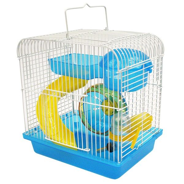 Jaula San Francisco Azul Hamster Base Plastica Rata Redkite