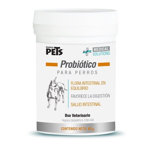 Probiotico Prebiotico Polvo Para Perros 90g Fancy Pets