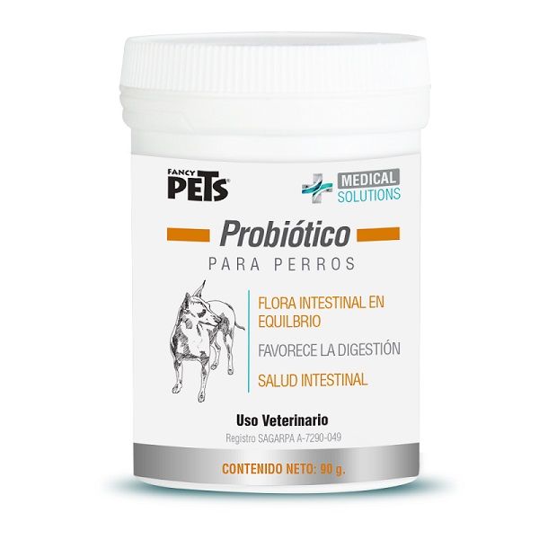Probiotico Prebiotico Polvo Para Perros 90G Fancy Pets