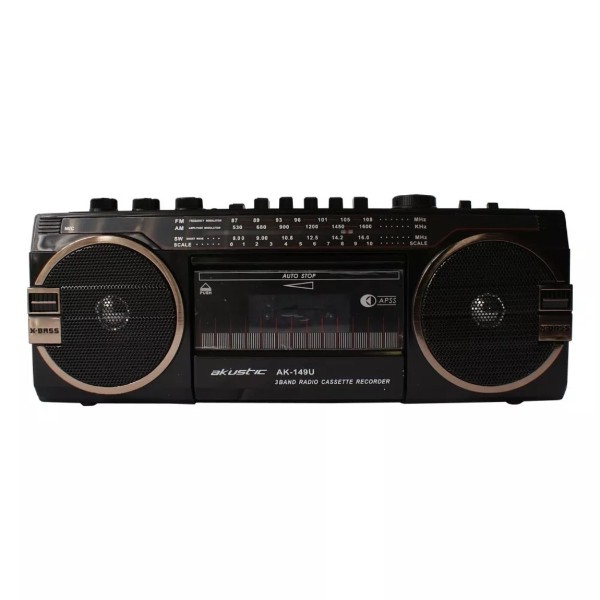Radio Cassete Akustic Ak149U Am/fm Puerto Usb