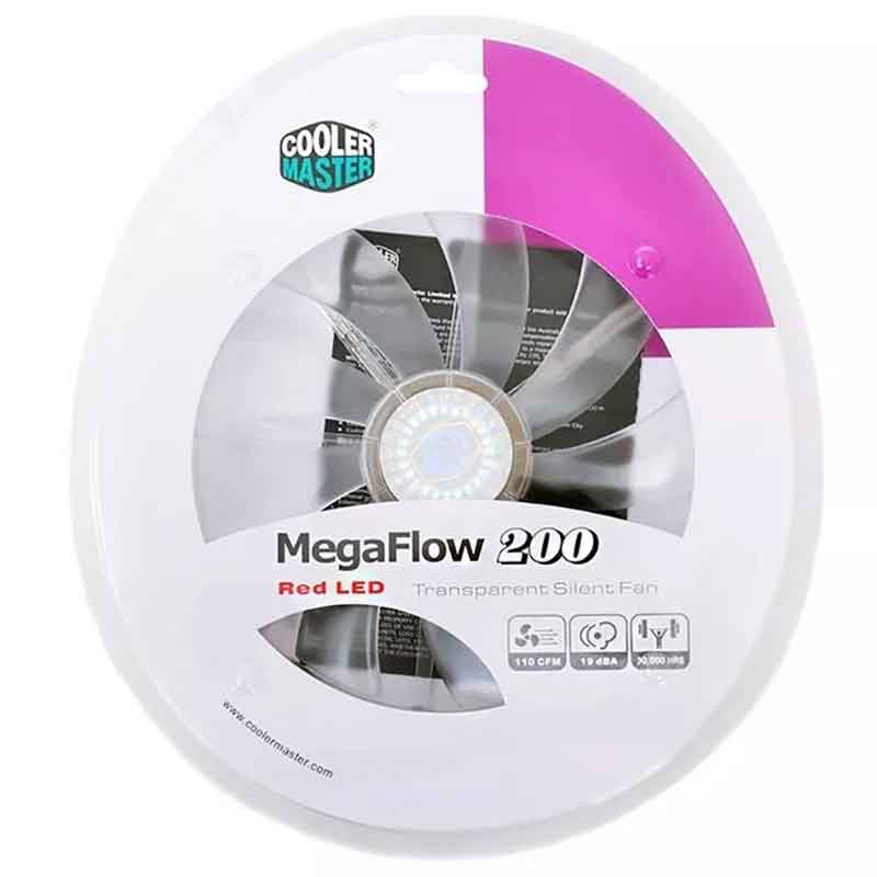COOLER MASTER FAN MegaFlow 200 Blue LED R4-LUS-07AB-GP 