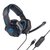 Audífonos Gamers Ultraconfort Negro/Azul Aud-555 Steren