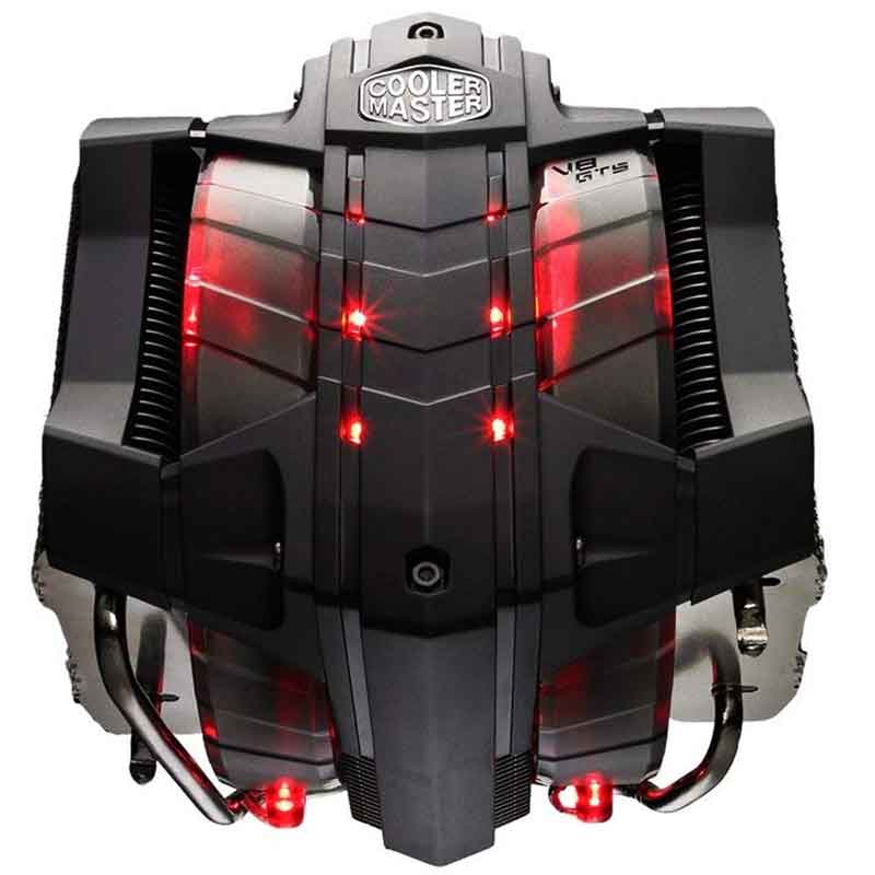 Disipador Gamer Pc Cooler Master V8 Led Gts Rr-v8vc-16pr-r1