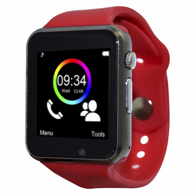 Smart Watch Celular Reloj Touch Rojo Bluetooth Necnon C-3t