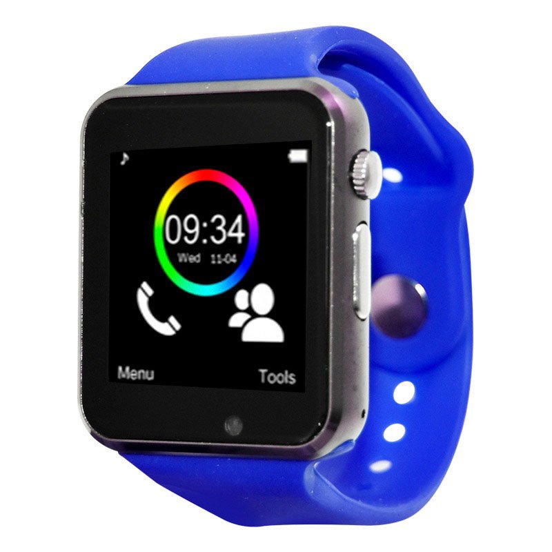 Smart Watch Celular Reloj Touch Azul Bluetooth Necnon C-3t 