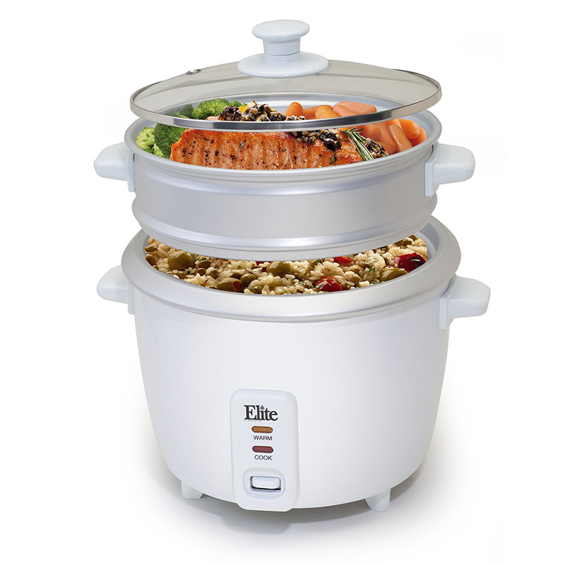 Arrocera Y Vaporera Elite Gourmet Para 6 Tazas