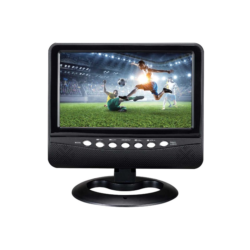 Televisor QFX TV-910 Recargable de 9 Pulgadas con Cargador para Coche