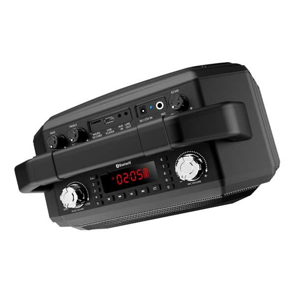 Karaoke party speaker wireless con mic - Zeta - Black