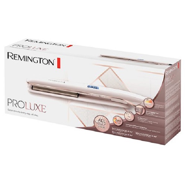 Plancha Cabello Remington S9100 Pro Therma Luxe Cerámica
